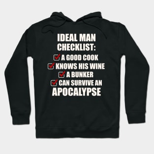 Bill and Frank - ideal man checklist - apocalypse edition Hoodie